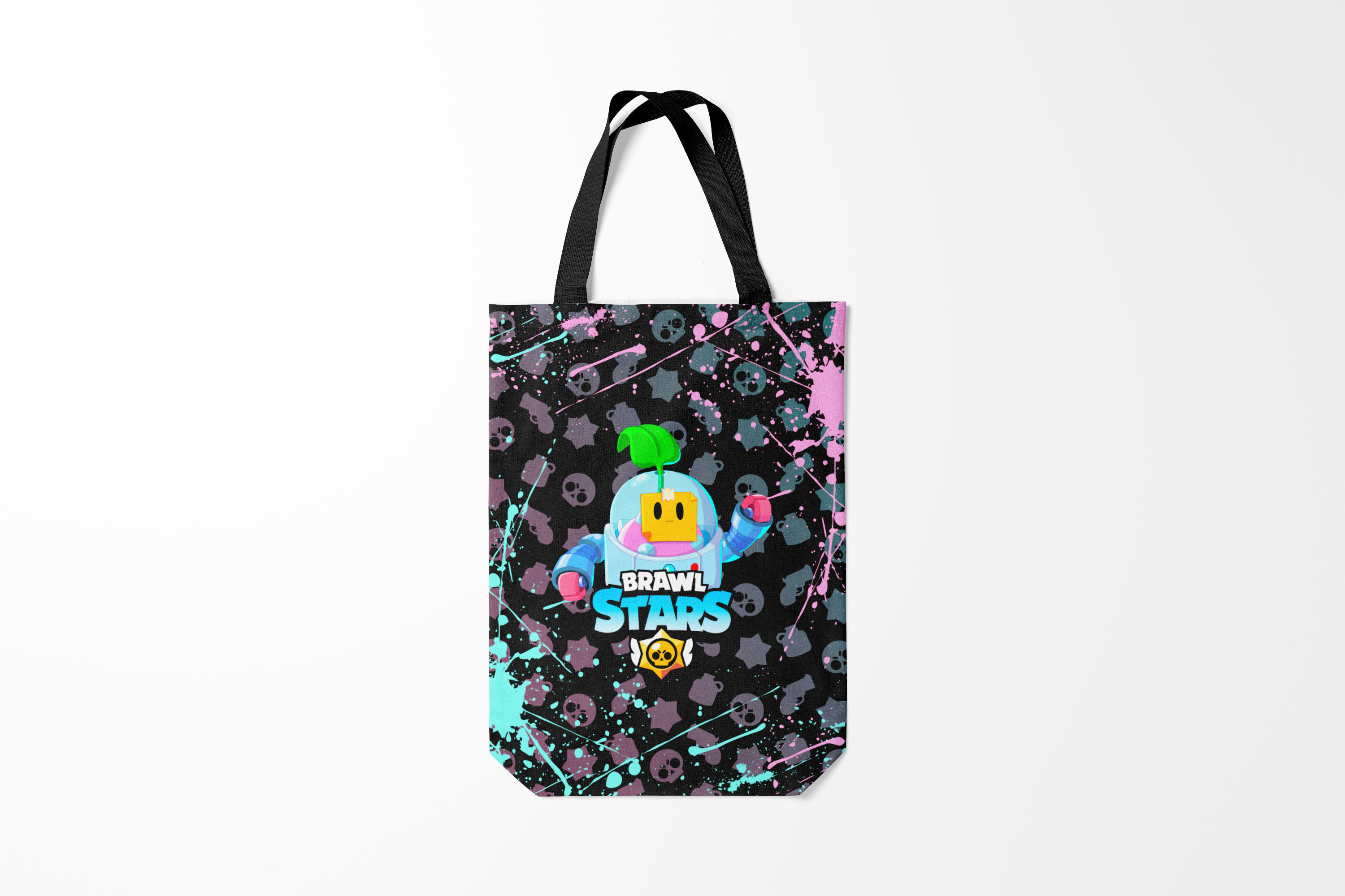 

Сумка шoппер унисекс Burnettie Brawl Stars SPIKE., разноцветный, Brawl Stars SPIKE.