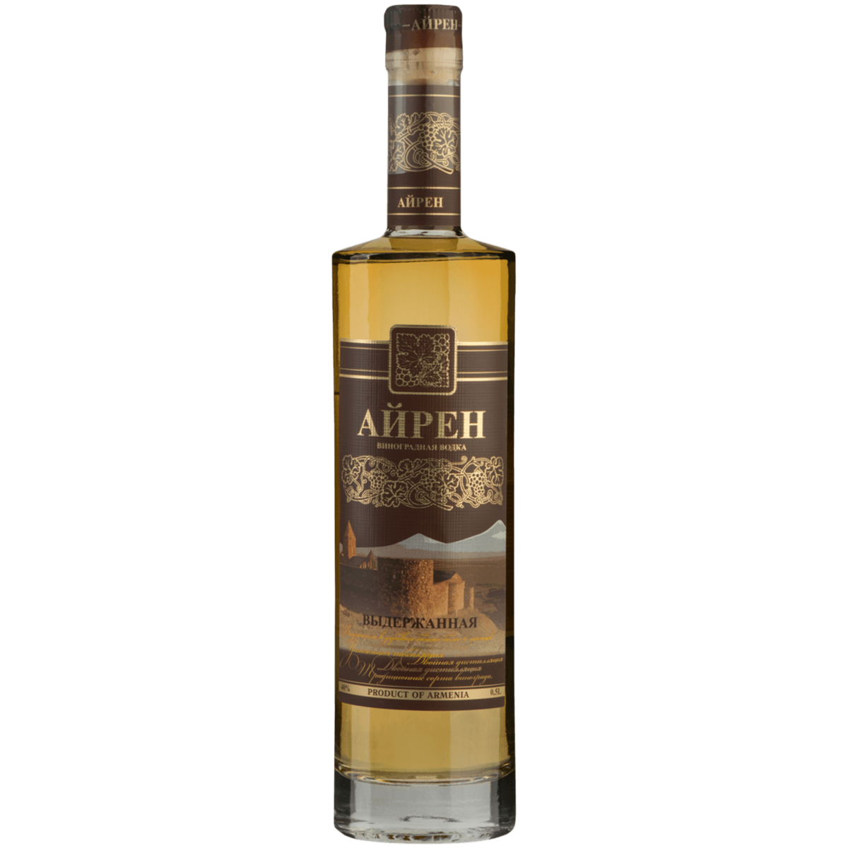 

Водка Айрен Виноградная выдержанная 0,5 л