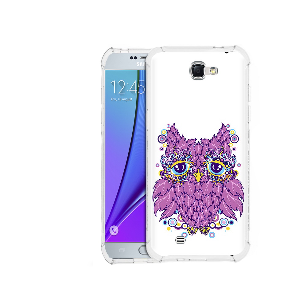 

Чехол MyPads Tocco для Samsung Galaxy Note 2 Розовая сова (PT29983.561.147), Прозрачный, Tocco