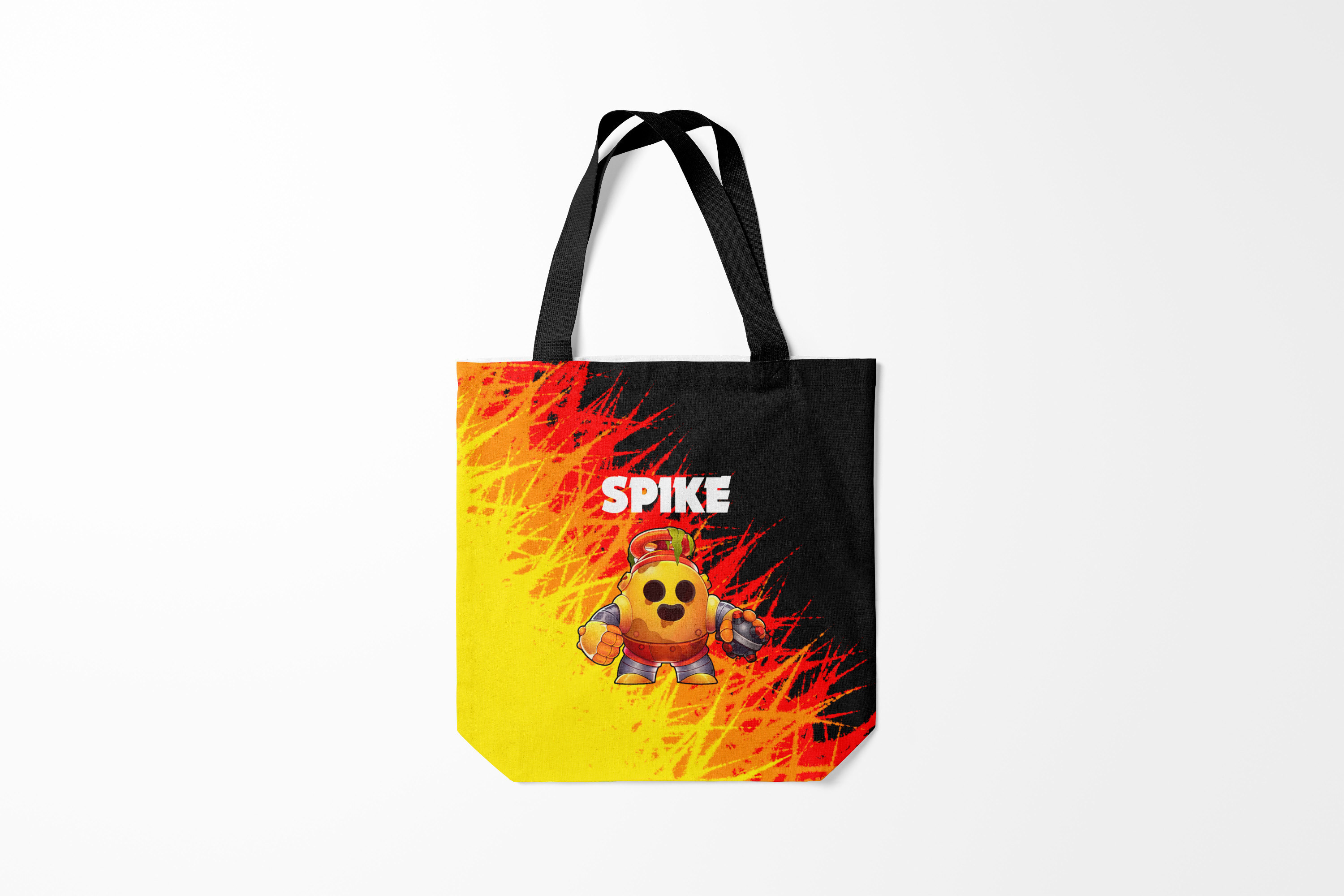 

Сумка шoппер унисекс Burnettie Brawl Stars Spike, разноцветный, Brawl Stars Spike