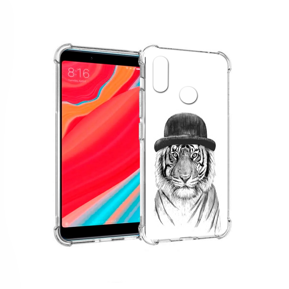 

Чехол MyPads Tocco для Xiaomi Redmi S2 тигр британец (PT111025.312.641), Прозрачный, Tocco
