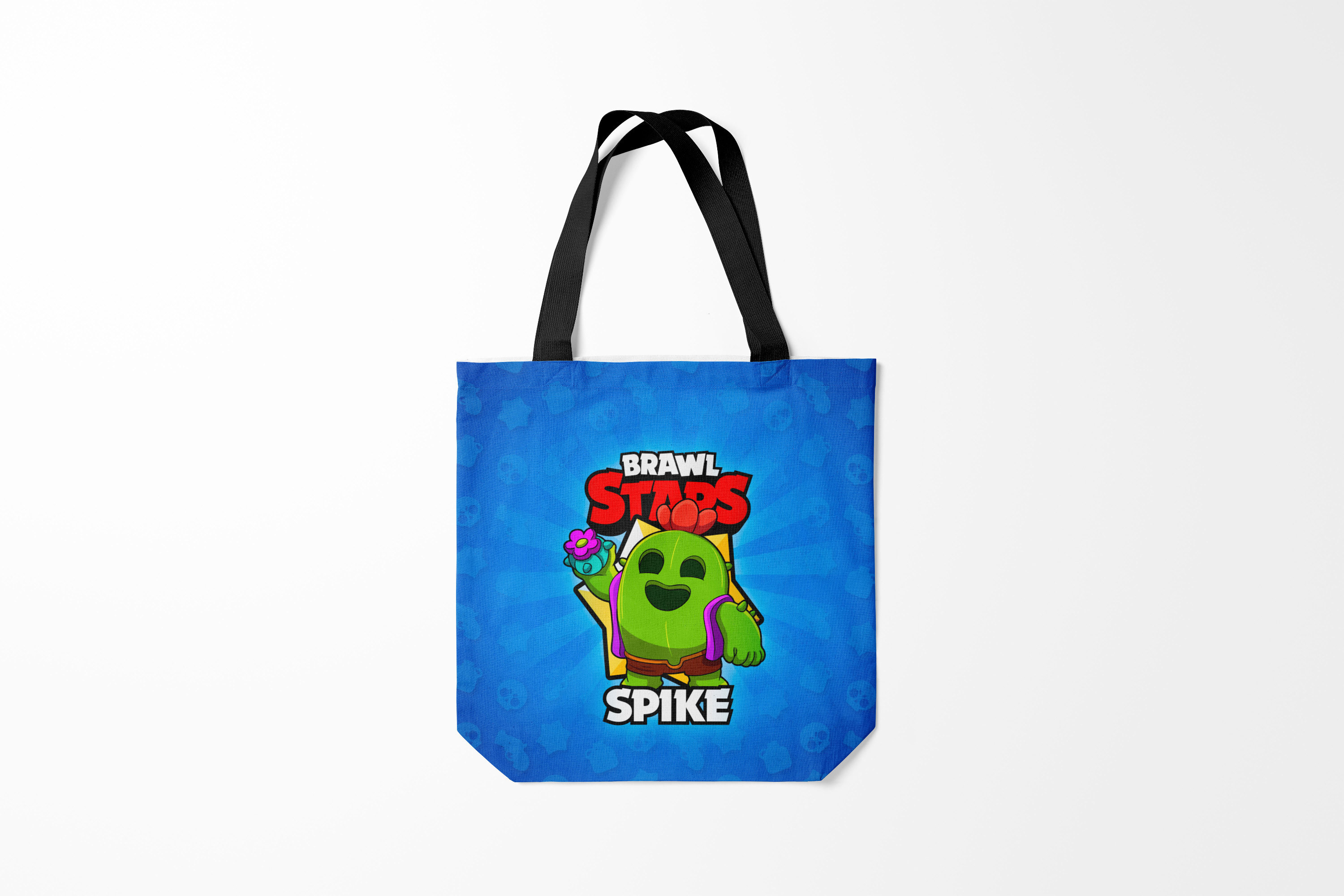 

Сумка шoппер унисекс Burnettie Brawl Stars SPIKE, черный, Brawl Stars SPIKE