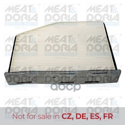 MEAT DORIA 17295 Фильтр салона AUDI/VW/SKODA 1.4-3.6 FSI/TDI 1шт