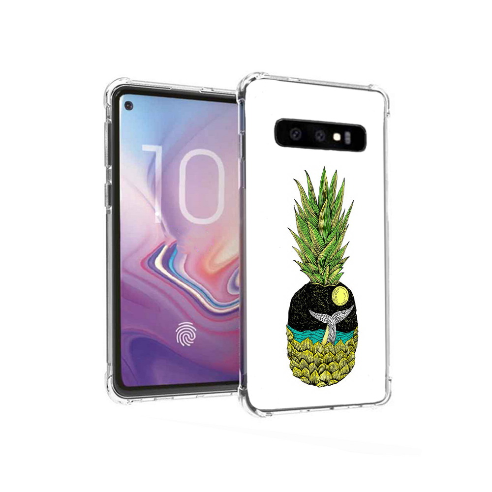 

Чехол MyPads Tocco для Samsung Galaxy S10 ананас с китом (PT125897.498.220), Прозрачный, Tocco