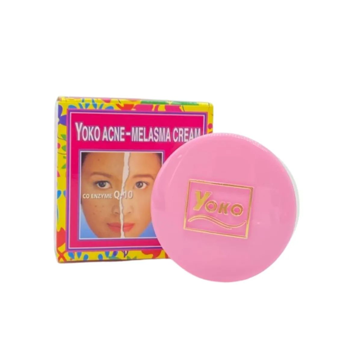 

Крем для лица Yoko от пигментных пятен и акне с коэнзимом Q 10 4g, Acne Melasma Cream Co Enzyme Q10,