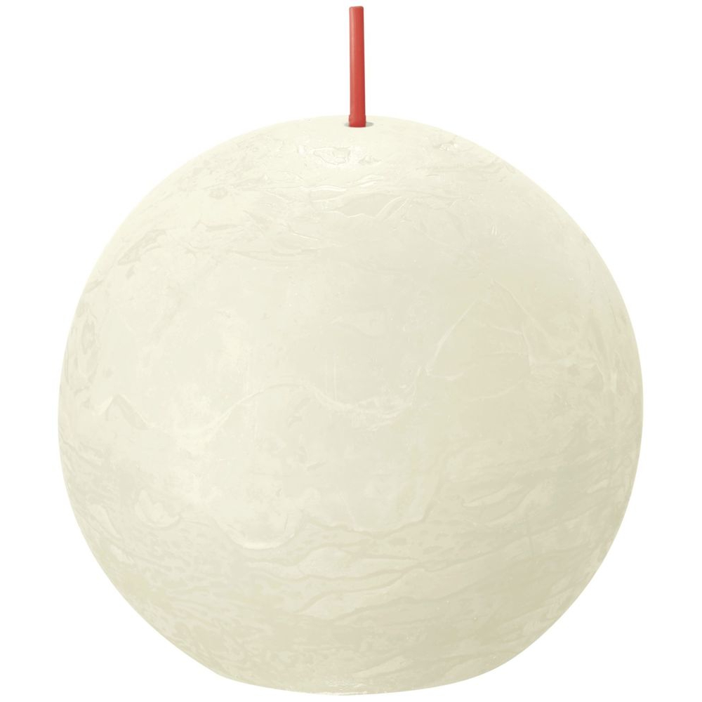

Свеча шар Bolsius Rustic Shine 7,6 см мягкая жемчужина