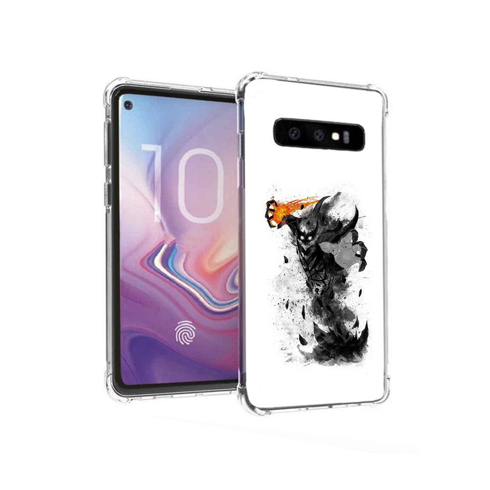 

Чехол MyPads Tocco для Samsung Galaxy S10 nevermore черно белый (PT125897.498.21), Прозрачный, Tocco