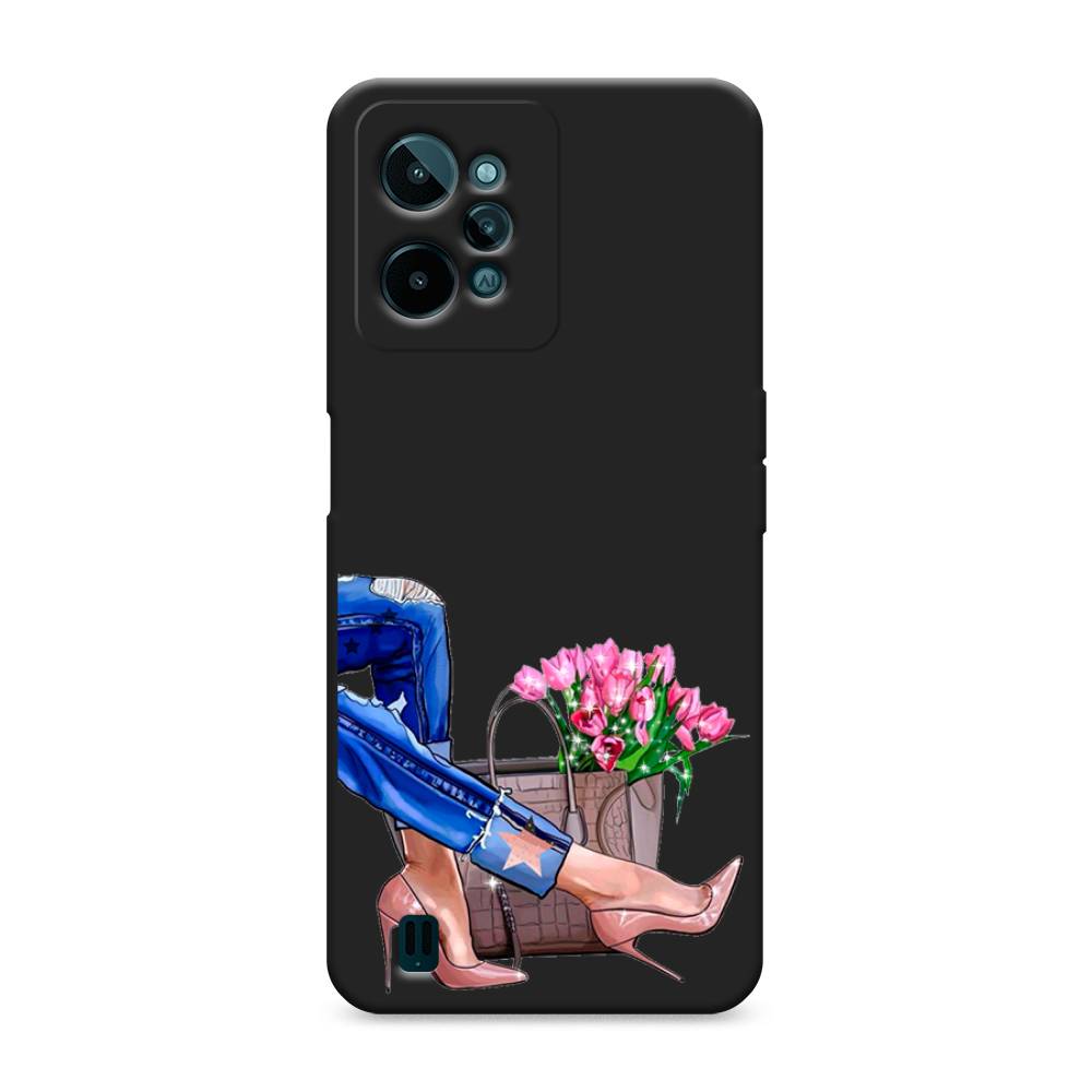 

Чехол Awog 259352-1 для Realme C31 "Каблучки", Синий, 259352-1