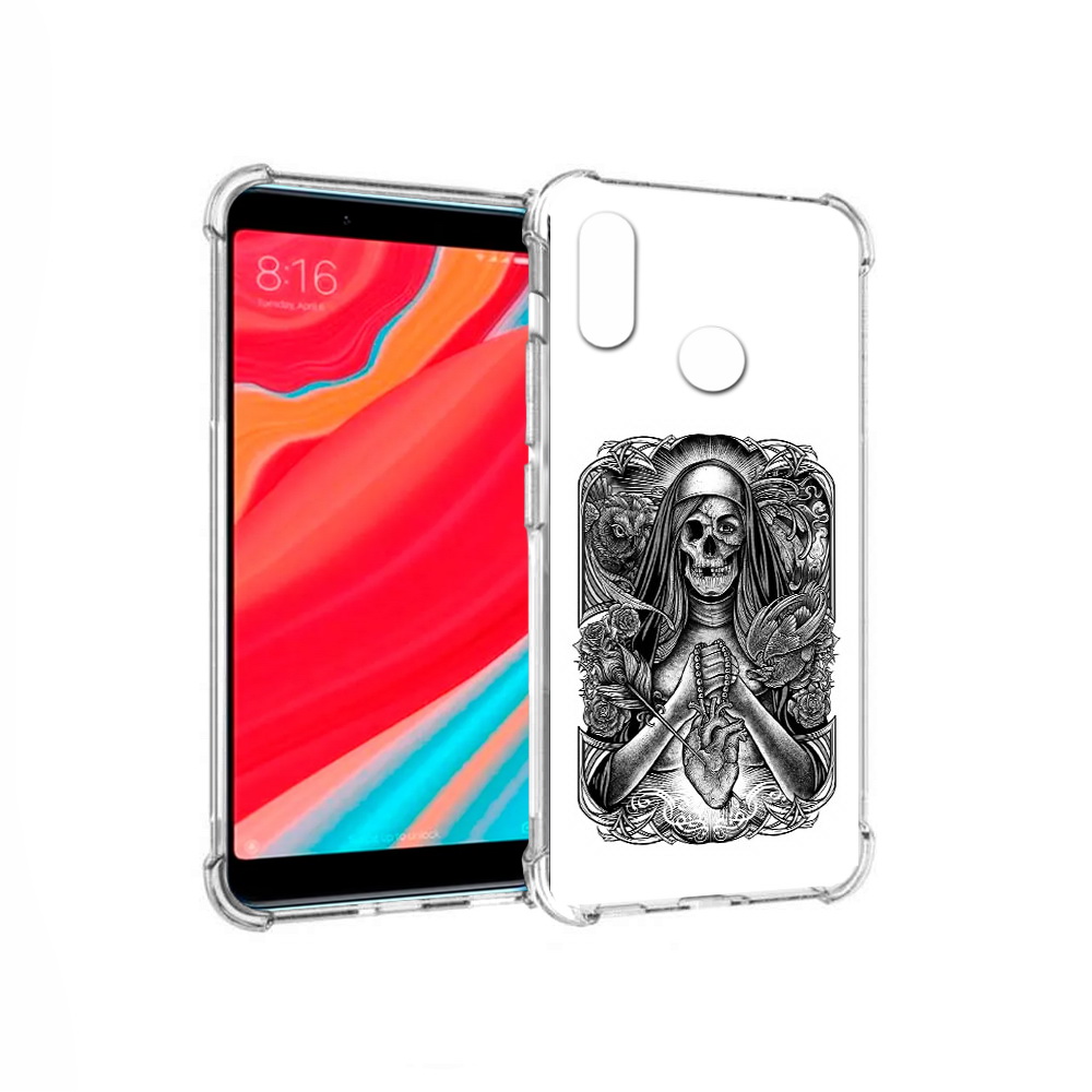 

Чехол MyPads Tocco для Xiaomi Redmi S2 скелет с сердцем (PT111025.312.603), Прозрачный, Tocco