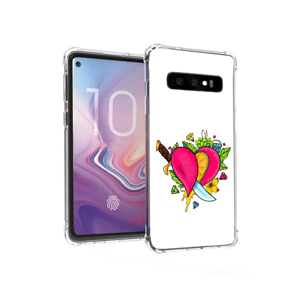 Чехол MyPads Tocco для Samsung Galaxy S10 Фруктовое сердце (PT125897.498.188)