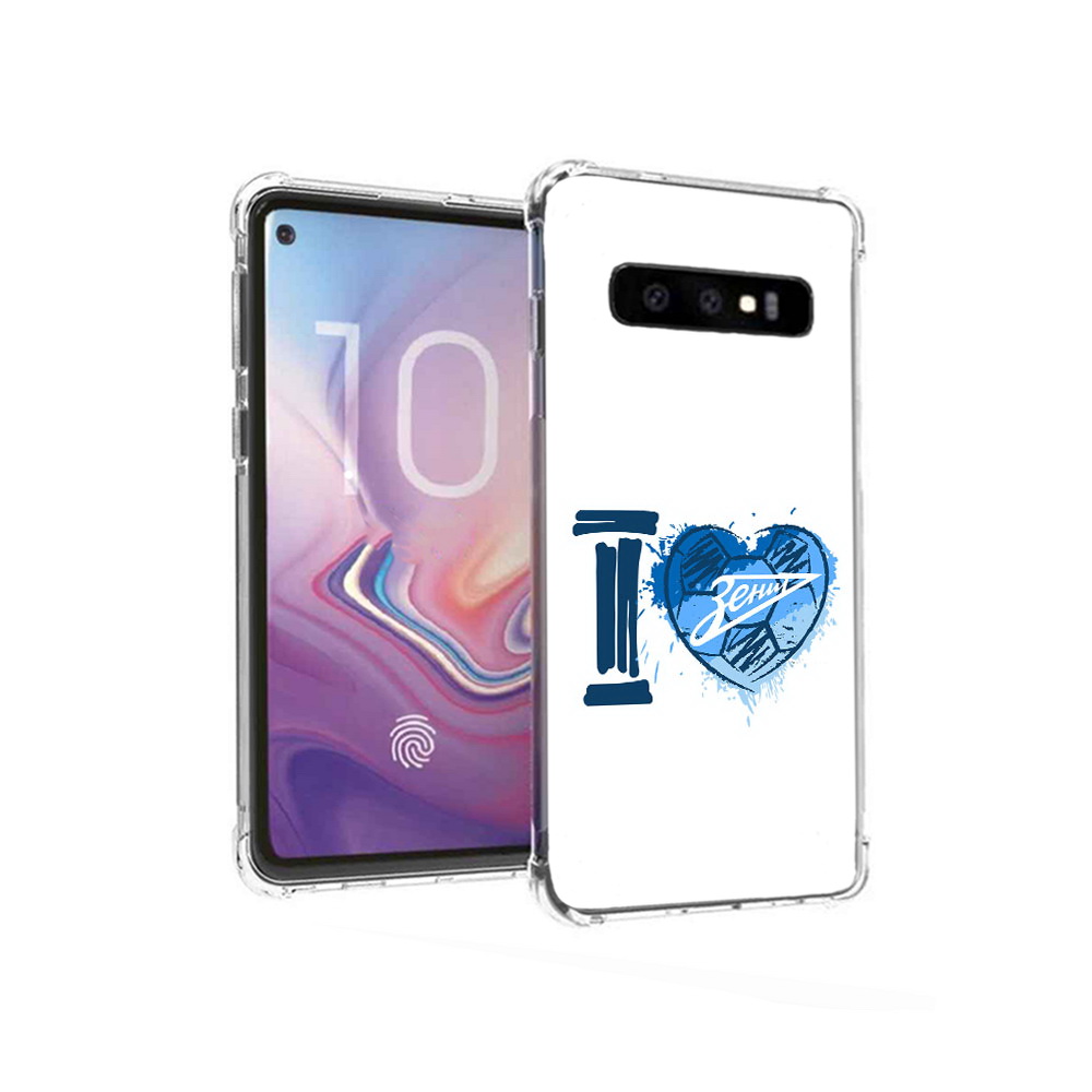 

Чехол MyPads Tocco для Samsung Galaxy S10 ФК я люблю зенит (PT125897.498.186), Прозрачный, Tocco