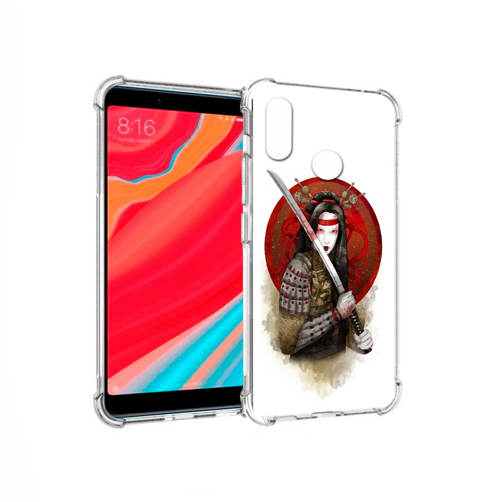 

Чехол MyPads Tocco для Xiaomi Redmi S2 рисованная девушка с катаной (PT111025.312.580), Прозрачный, Tocco