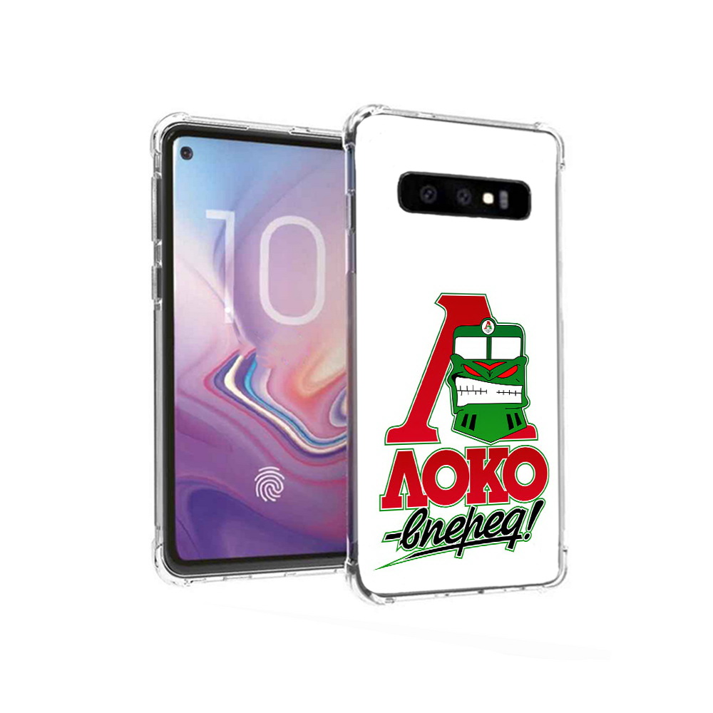 

Чехол MyPads Tocco для Samsung Galaxy S10 ФК локо вперед (PT125897.498.181), Прозрачный, Tocco