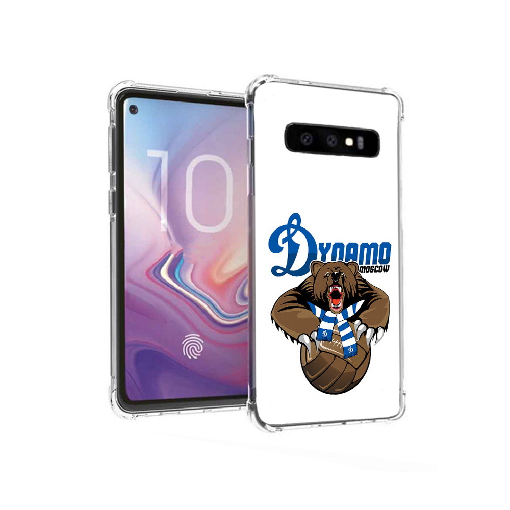 

Чехол MyPads Tocco для Samsung Galaxy S10 ФК Динамо медведь (PT125897.498.175), Прозрачный, Tocco