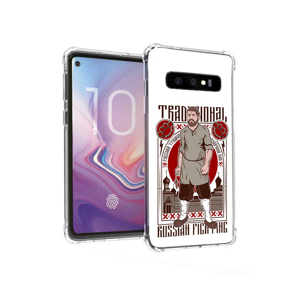 

Чехол MyPads Tocco для Samsung Galaxy S10 Традициональный мужчина (PT125897.498.173), Прозрачный, Tocco