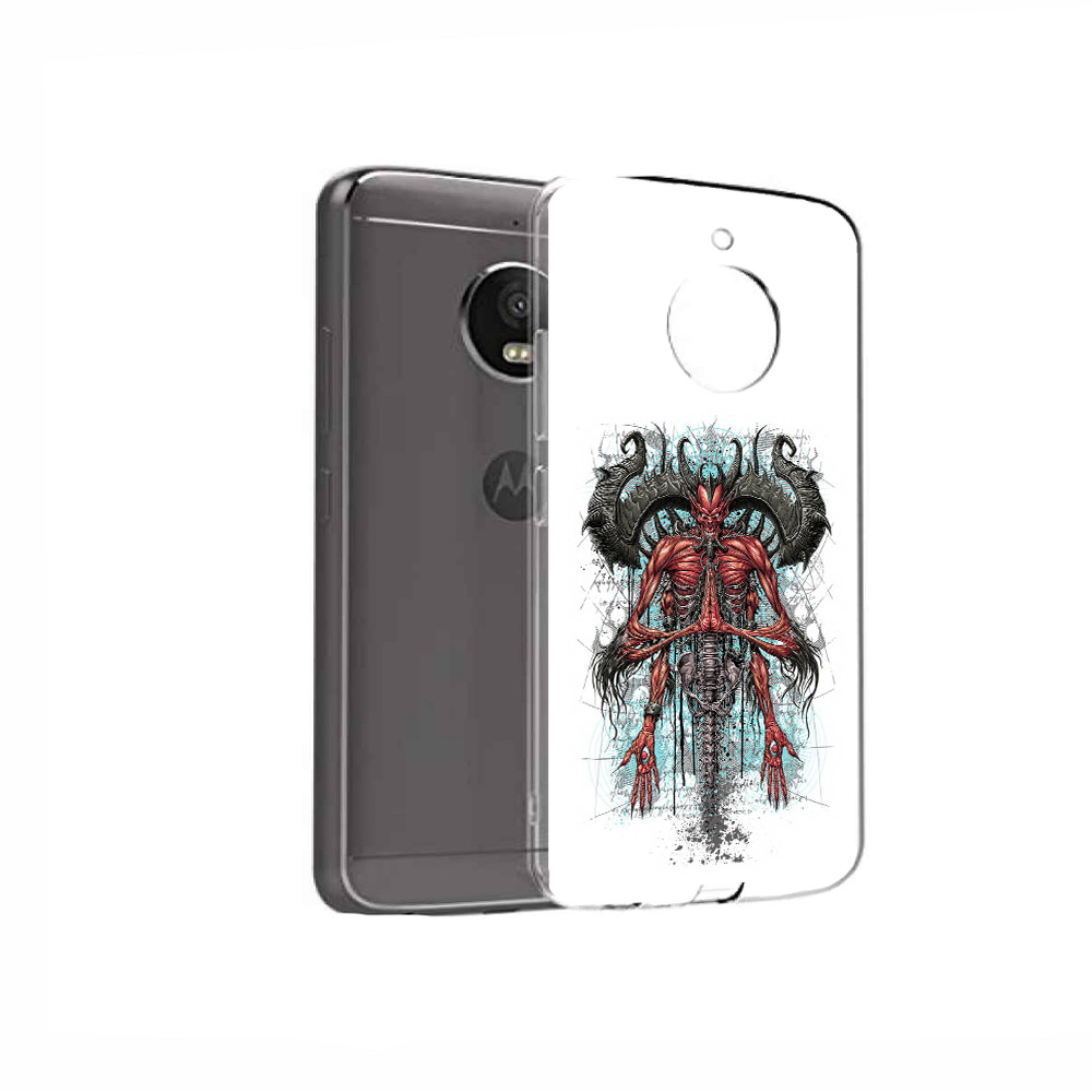 

Чехол MyPads Tocco для Motorola Moto E4 дьявол (PT99977.370.340), Прозрачный, Tocco
