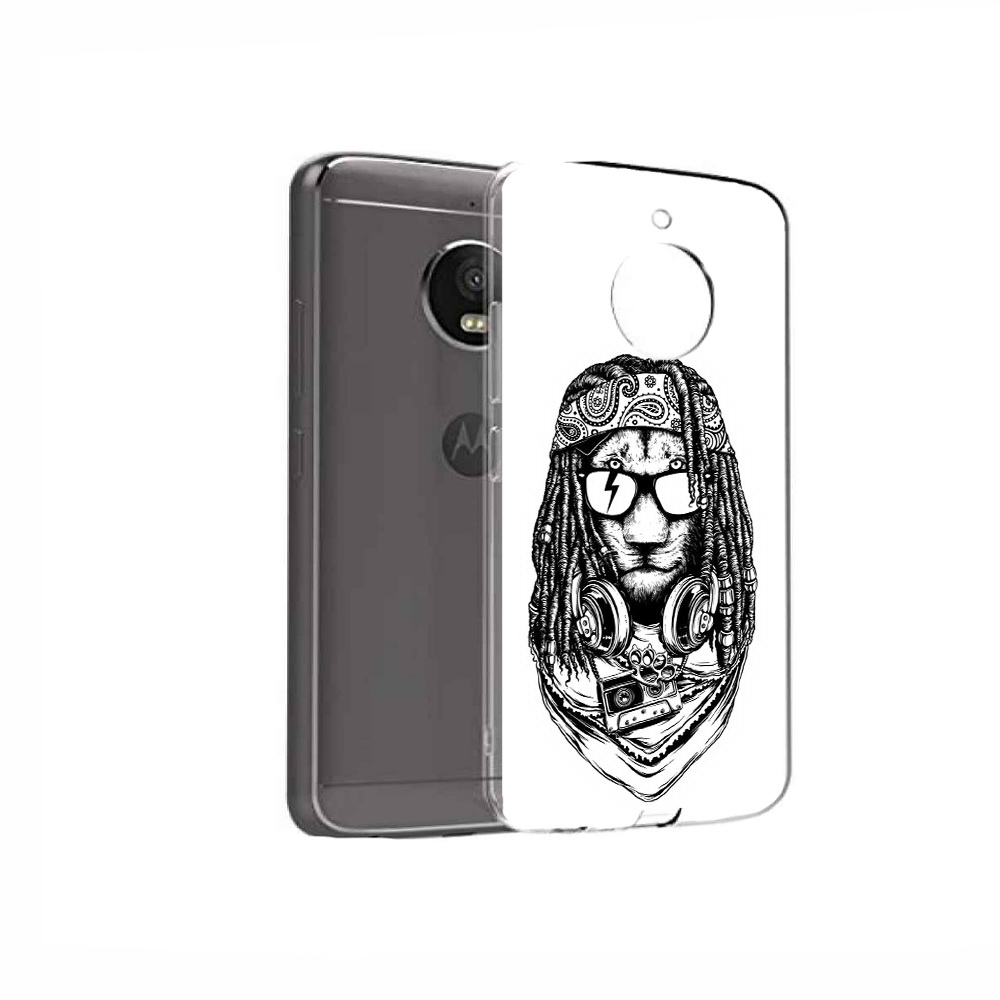 

Чехол MyPads Tocco для Motorola Moto E4 дреды льва (PT99977.370.338), Прозрачный, Tocco