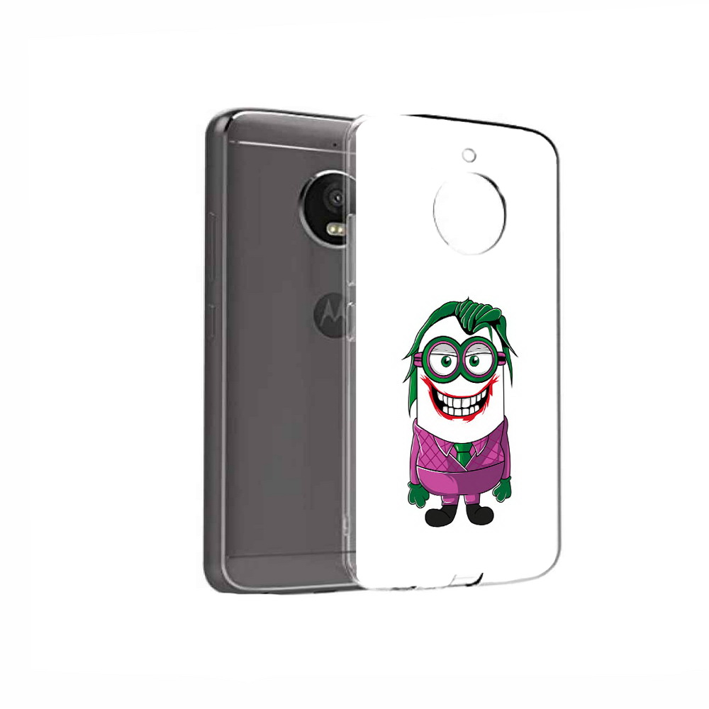 

Чехол MyPads Tocco для Motorola Moto E4 джокер миньон (PT99977.370.322), Прозрачный, Tocco