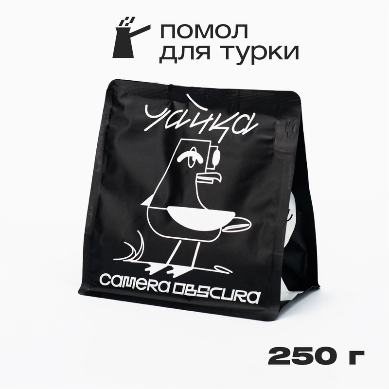 Фирменный кофе Camera Obscura, Чайка, помол для турки, 250 г