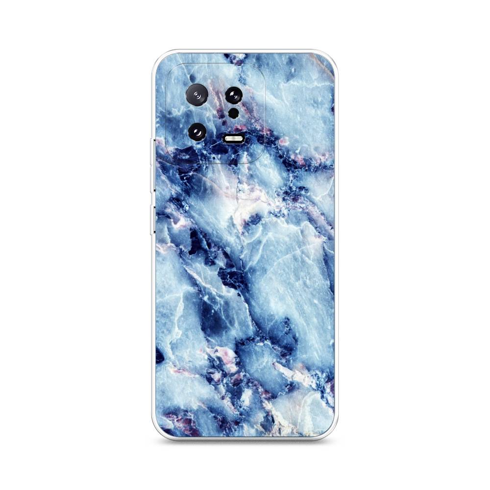 

Чехол на Xiaomi 13 5G "Мрамор с синими прожилками", Синий, 317250-3