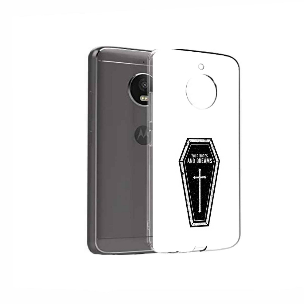 

Чехол MyPads Tocco для Motorola Moto E4 гроб с мечтами (PT99977.370.299), Прозрачный, Tocco
