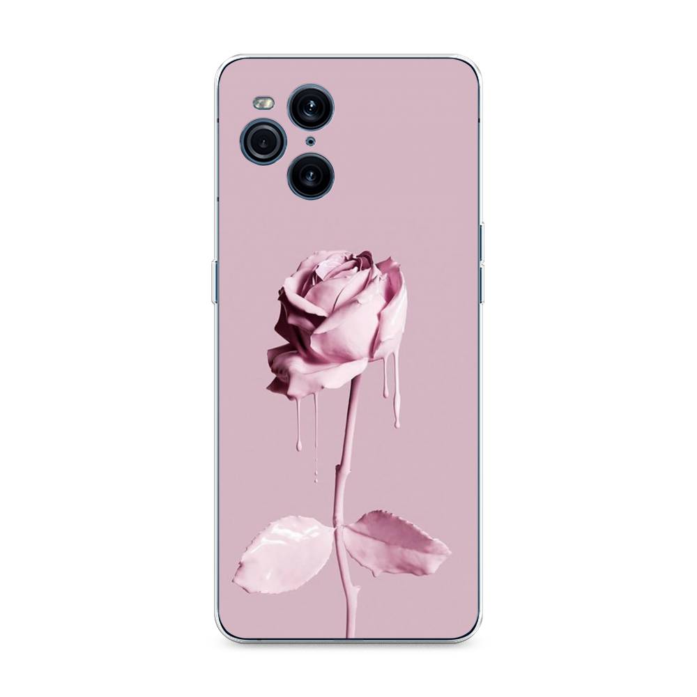 

Чехол Awog на Oppo Find X3 Pro "Роза в краске", Разноцветный, 255750-8