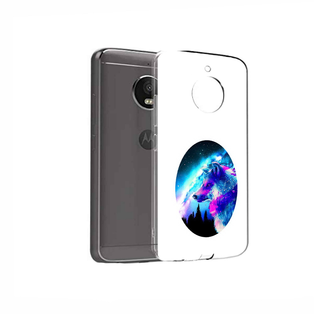 

Чехол MyPads Tocco для Motorola Moto E4 голубой волк (PT99977.370.293), Прозрачный, Tocco