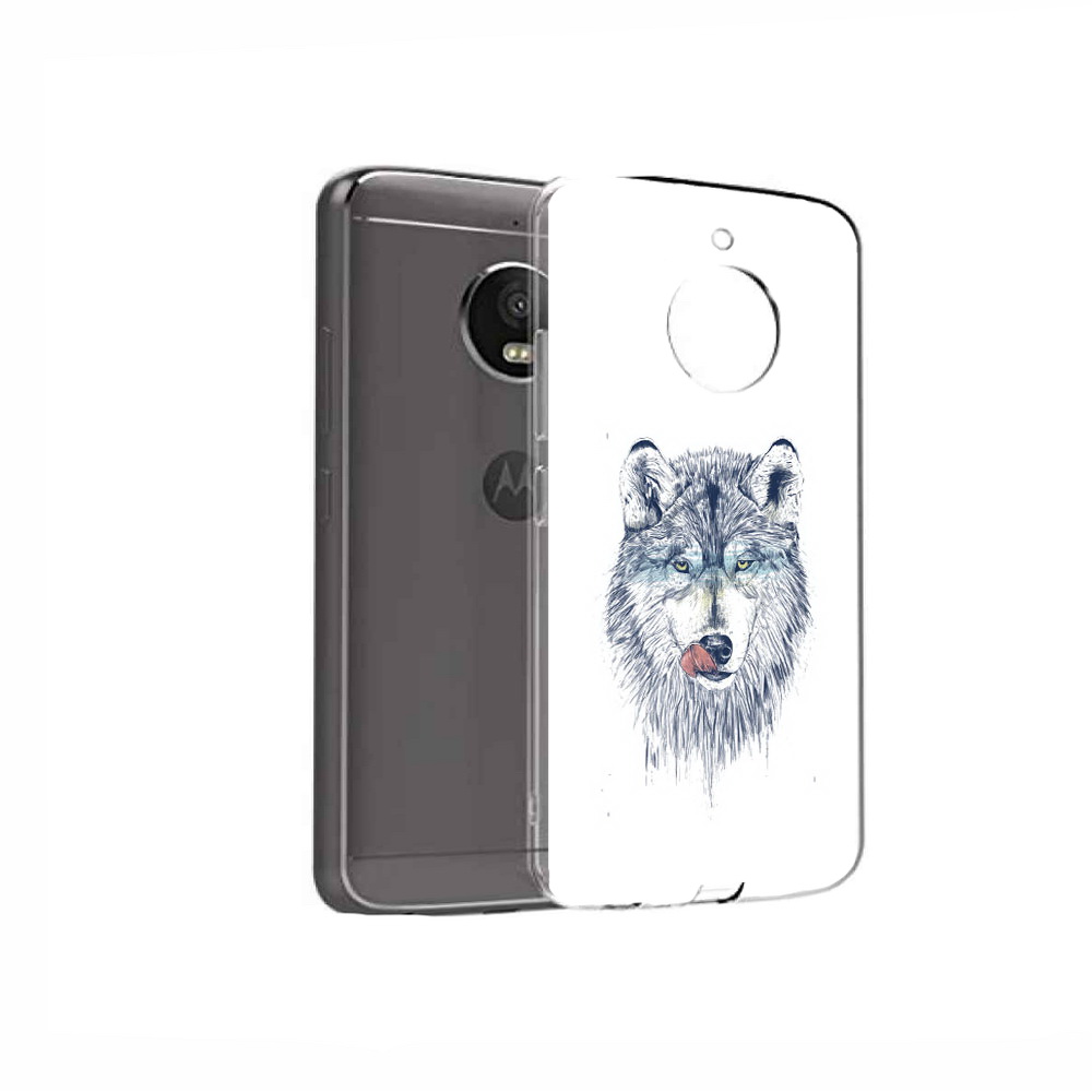 

Чехол MyPads Tocco для Motorola Moto E4 голодгый волк (PT99977.370.292), Прозрачный, Tocco