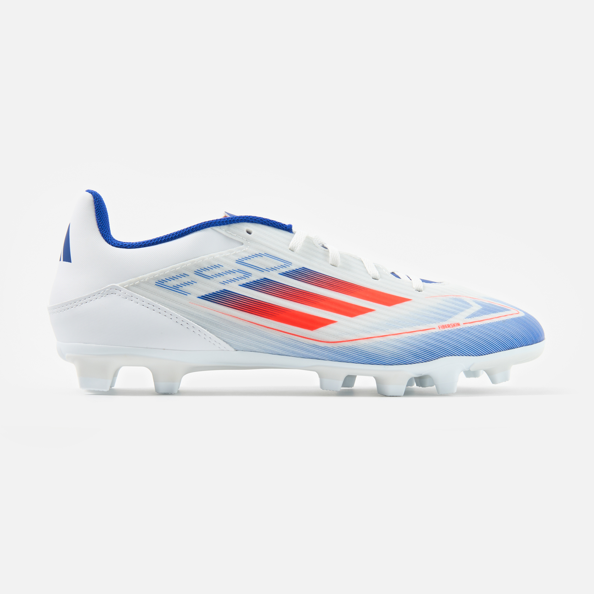 

Бутсы мужские Adidas F50 Club FxG IE0611 бело-синие 9.5 UK, Белый;синий, F50 Club FxG