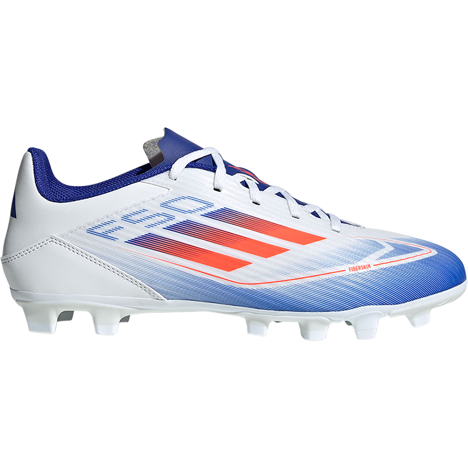 Бутсы мужские Adidas F50 Club FxG белый, синий 9.5 UK