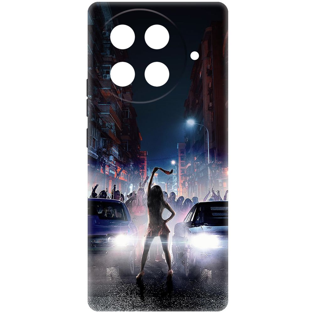 

Чехол-накладка Krutoff Soft Case Форсаж. Стритрейсинг для TECNO Camon 30S черный