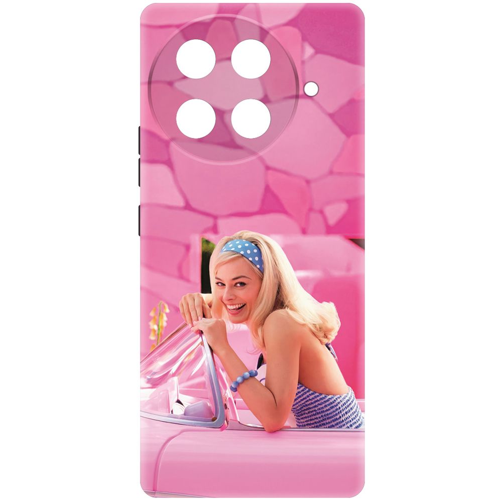 

Чехол-накладка Krutoff Soft Case Барби в розовом для TECNO Camon 30S черный