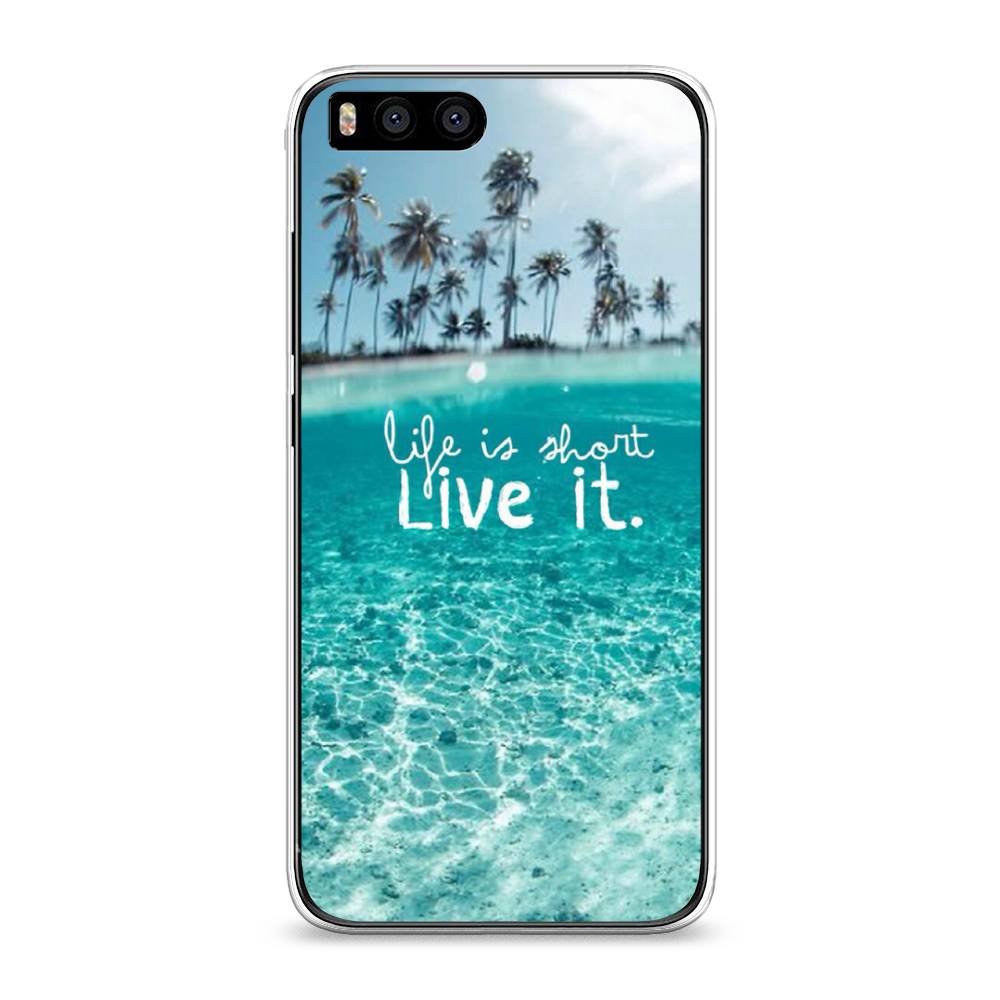 

Чехол Awog на Xiaomi Mi 6 "Live it", Разноцветный, 30650-7