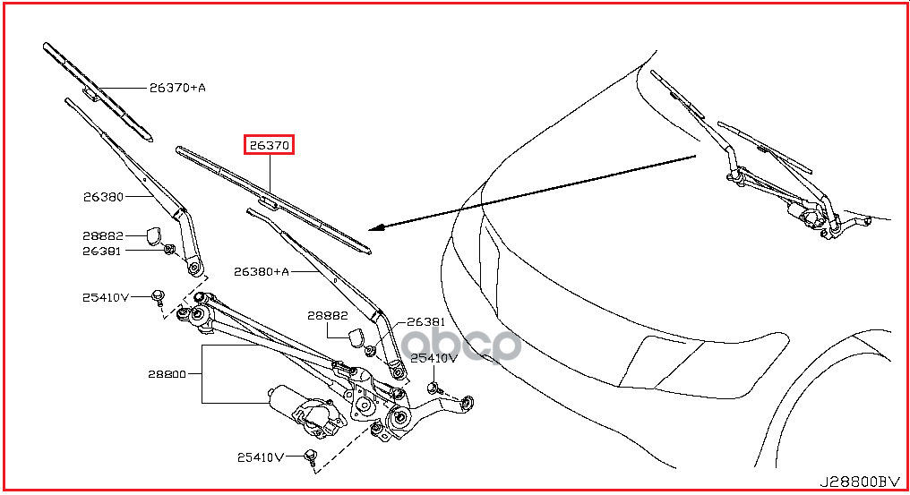 

Щетка Стеклоочистите [Org] Nissan^288901lb0a NISSAN арт. 288901LB0A