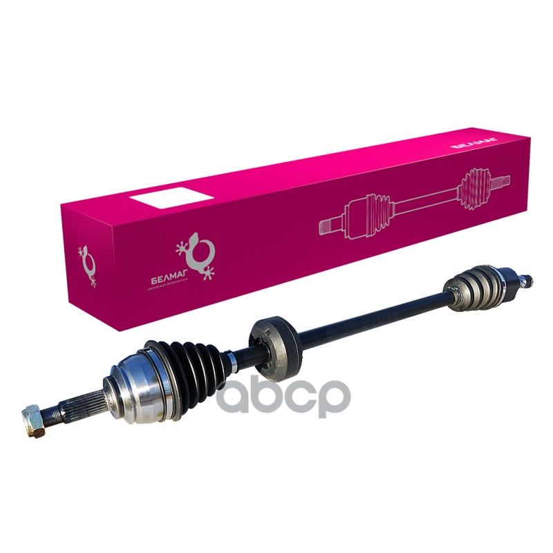 

Привод правый BM.DRS.081R, LADA (Largus 16 кл. с КПП JR5), OEM № 391004571R БелМаг BM.DRS.