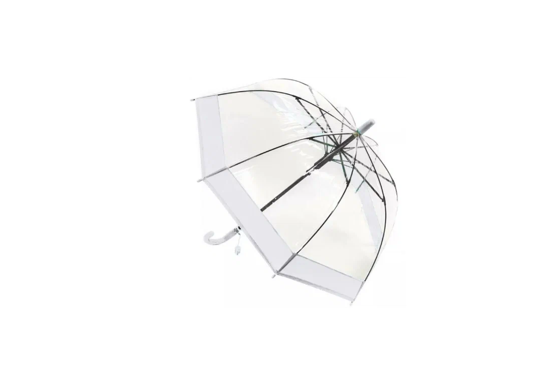 Зонт-трость детский Galaxy C-528 полуавтомат, белый 11443-1