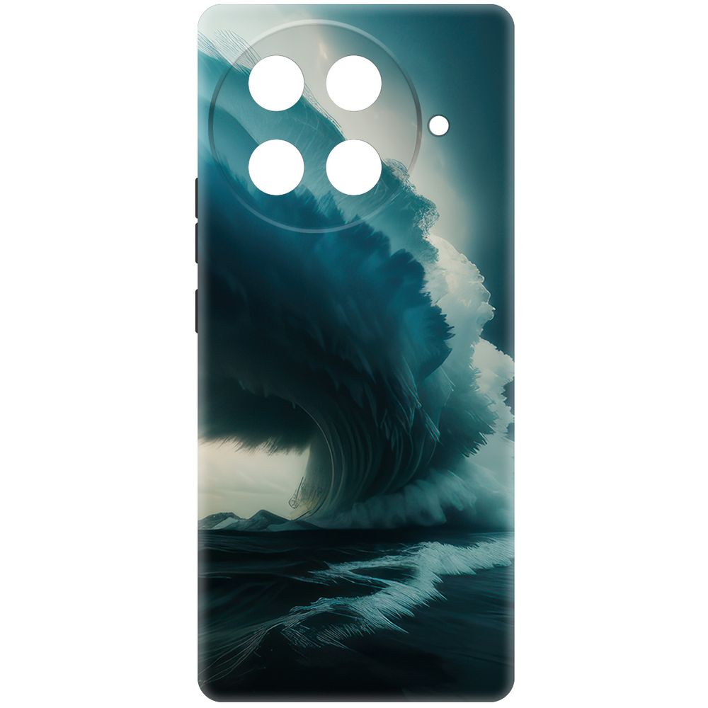 

Чехол-накладка Krutoff Soft Case Торнадо для TECNO Camon 30S черный