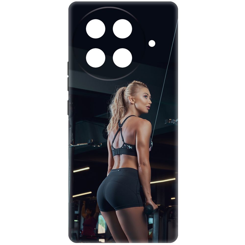 

Чехол-накладка Krutoff Soft Case Шорты женские для TECNO Camon 30S черный