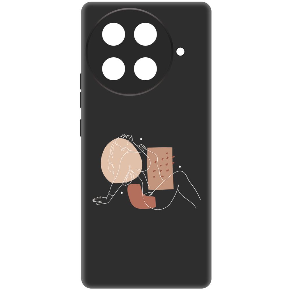 

Чехол-накладка Krutoff Soft Case Чувственность для TECNO Camon 30S черный