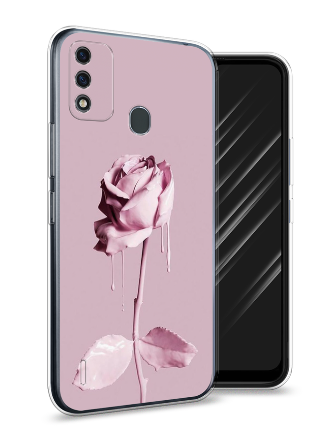 

Чехол Awog на Itel A48 "Роза в краске", Разноцветный, 3200150-8