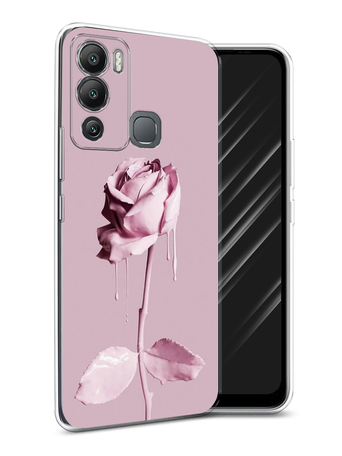 

Чехол Awog на Infinix Hot 12i "Роза в краске", Разноцветный, 3101250-8