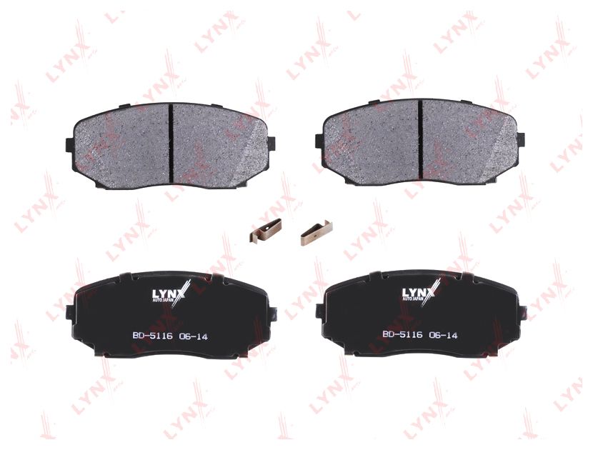 

Колодки тормозные передние дисковые Mazda CX-5/CX-7/CX-9 06>14 Mitsubishi Pajero Sport III