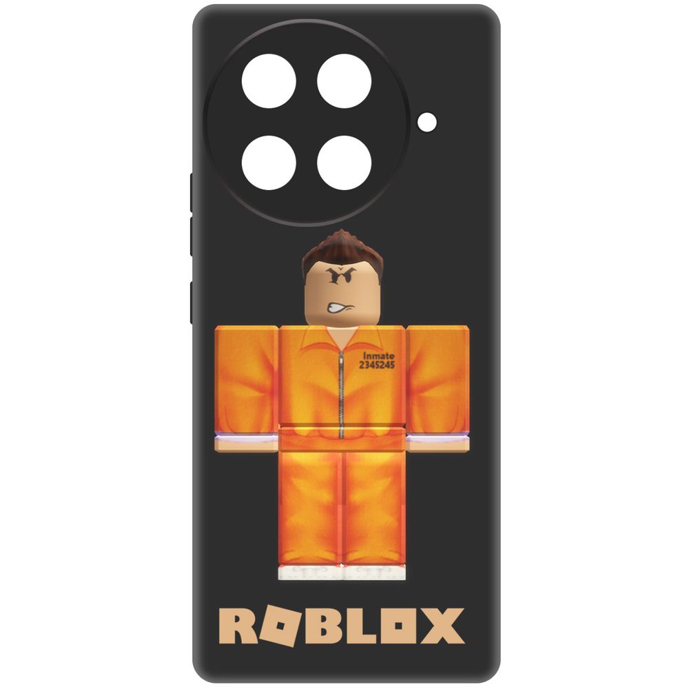 

Чехол-накладка Krutoff Soft Case Roblox-Заключенный для TECNO Camon 30S черный