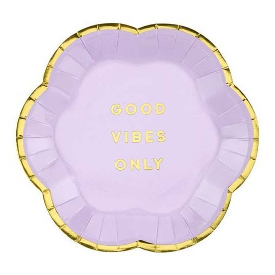 

Тарелки одноразовые PartyDeco Yummy бумажные лиловые d 13 см 6 шт