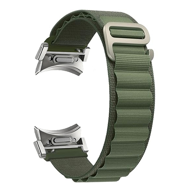 

Ремешок нейлоновый Пианел для Samsung watch 6 classic 42mm, Green, Зеленый, watch 6 classic