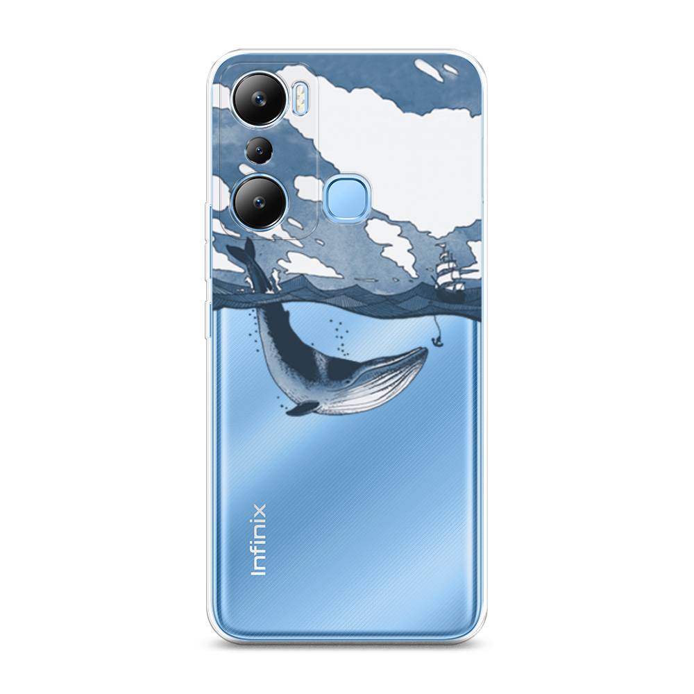 

Чехол на Infinix HOT 20i "Большой кит", Синий, 3102950-1