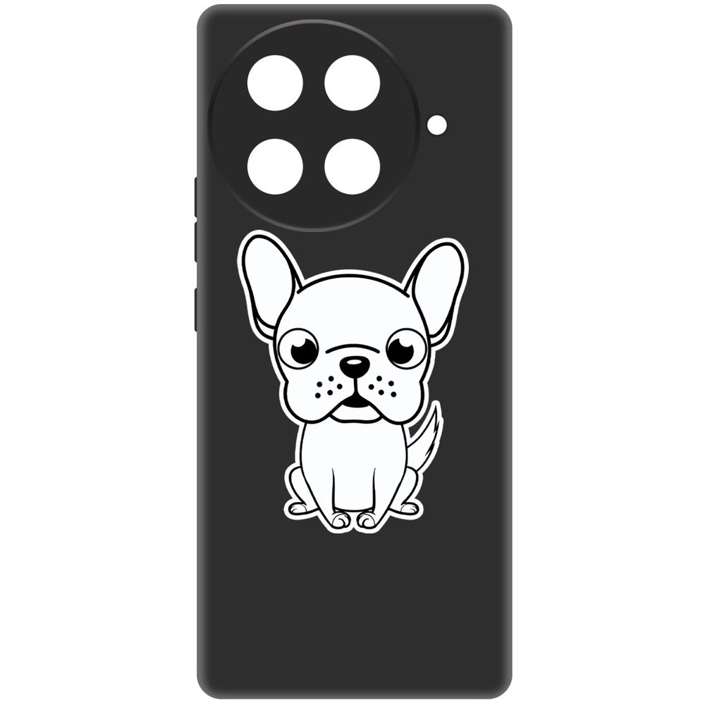 

Чехол-накладка Krutoff Soft Case Черно-белый щенок для TECNO Camon 30S черный