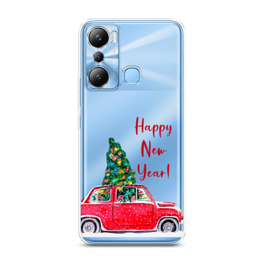 

Чехол на Infinix HOT 20i "Happy New Year", Красный;зеленый, 3102950-5