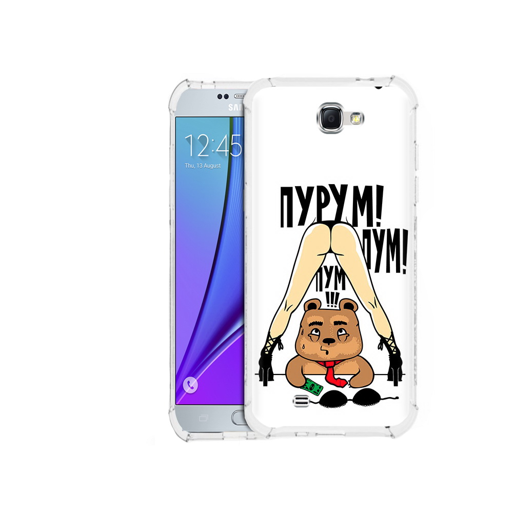 

Чехол MyPads Tocco для Samsung Galaxy Note 2 Пурум пум пум (PT29983.561.140), Прозрачный, Tocco