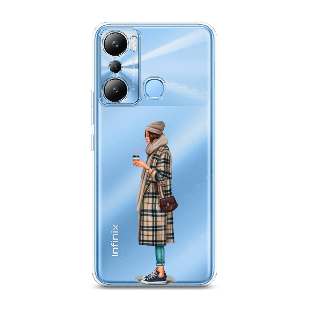 

Чехол на Infinix HOT 20i "Утренний кофе", Коричневый;бежевый, 3102950-6